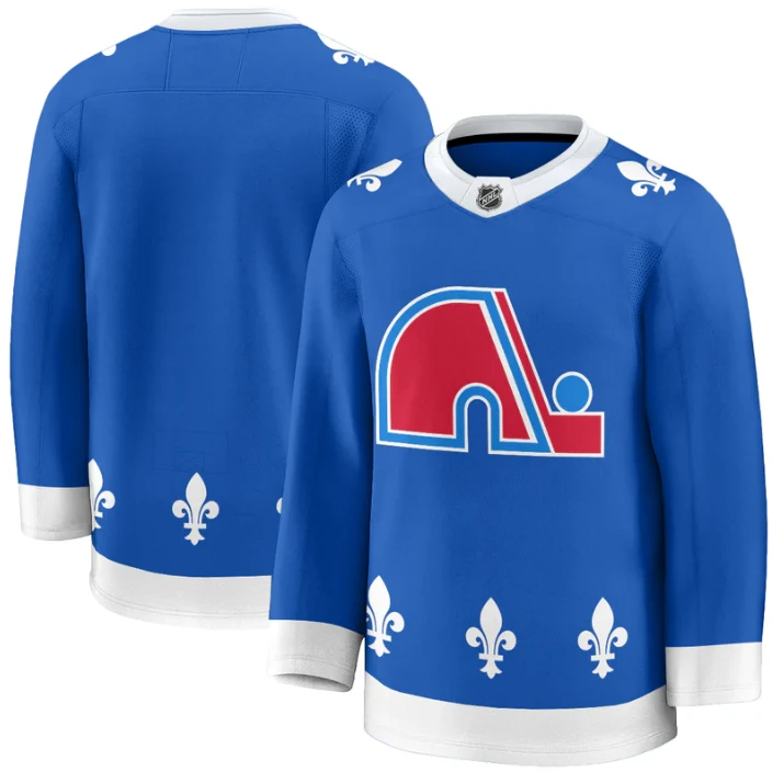 Team Jersey Colorado Avalanche Honour Quebec Nordiques Throwback Stitched by Hockey David