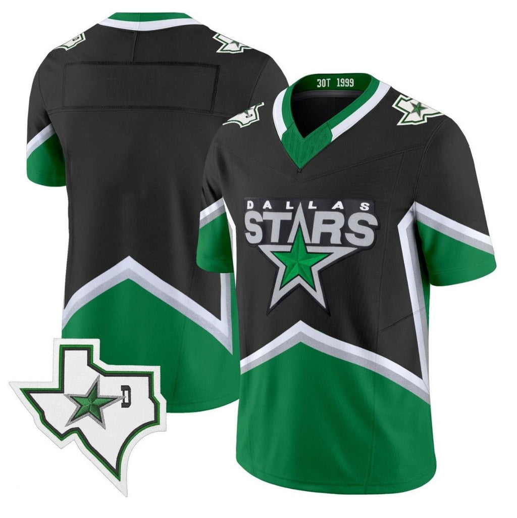 Team Jersey Dallas Stars 99 Throwback Vapor Football Style Stitched by My Store NCAA Football Jerseys