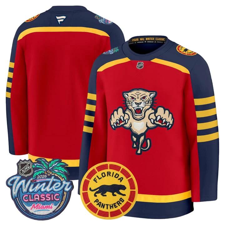 Team Jersey Florida Panthers 2026 Winter Classic Premium Stitched by Hockey David