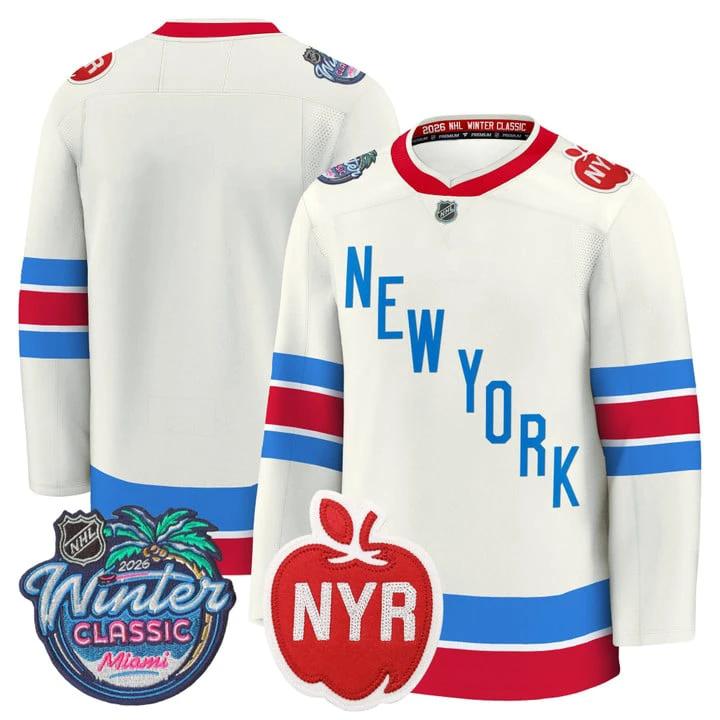 Team Jersey New York Rangers 2026 Winter Classic Premium Stitched by Hockey David
