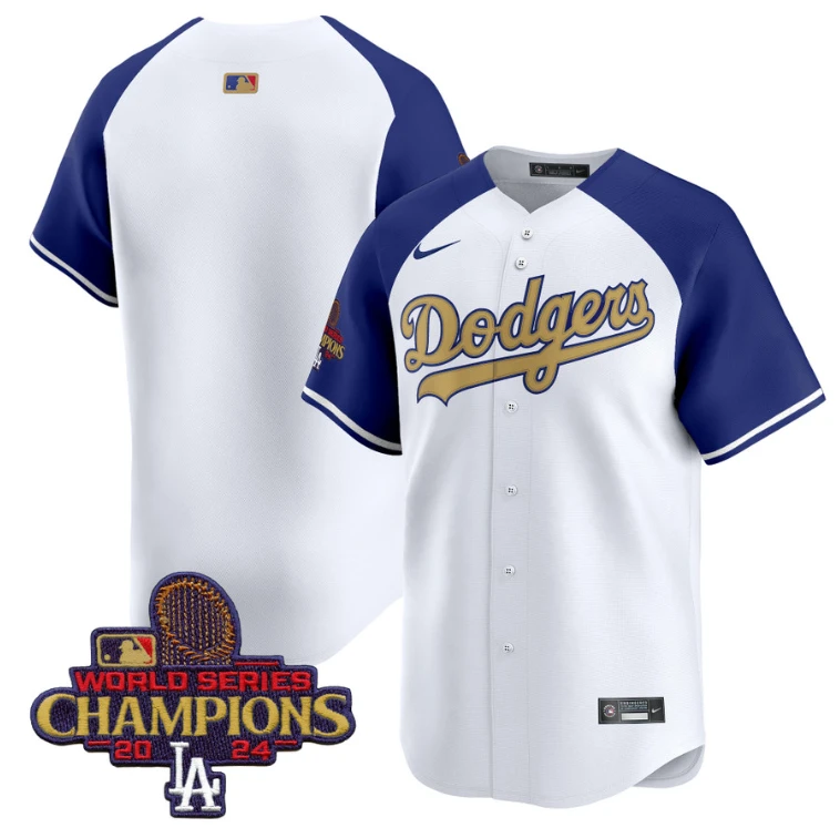 Team Jersey No Name Dodgers 2025 Gold Vapor Premier Limited Stitched Alternate by My Store