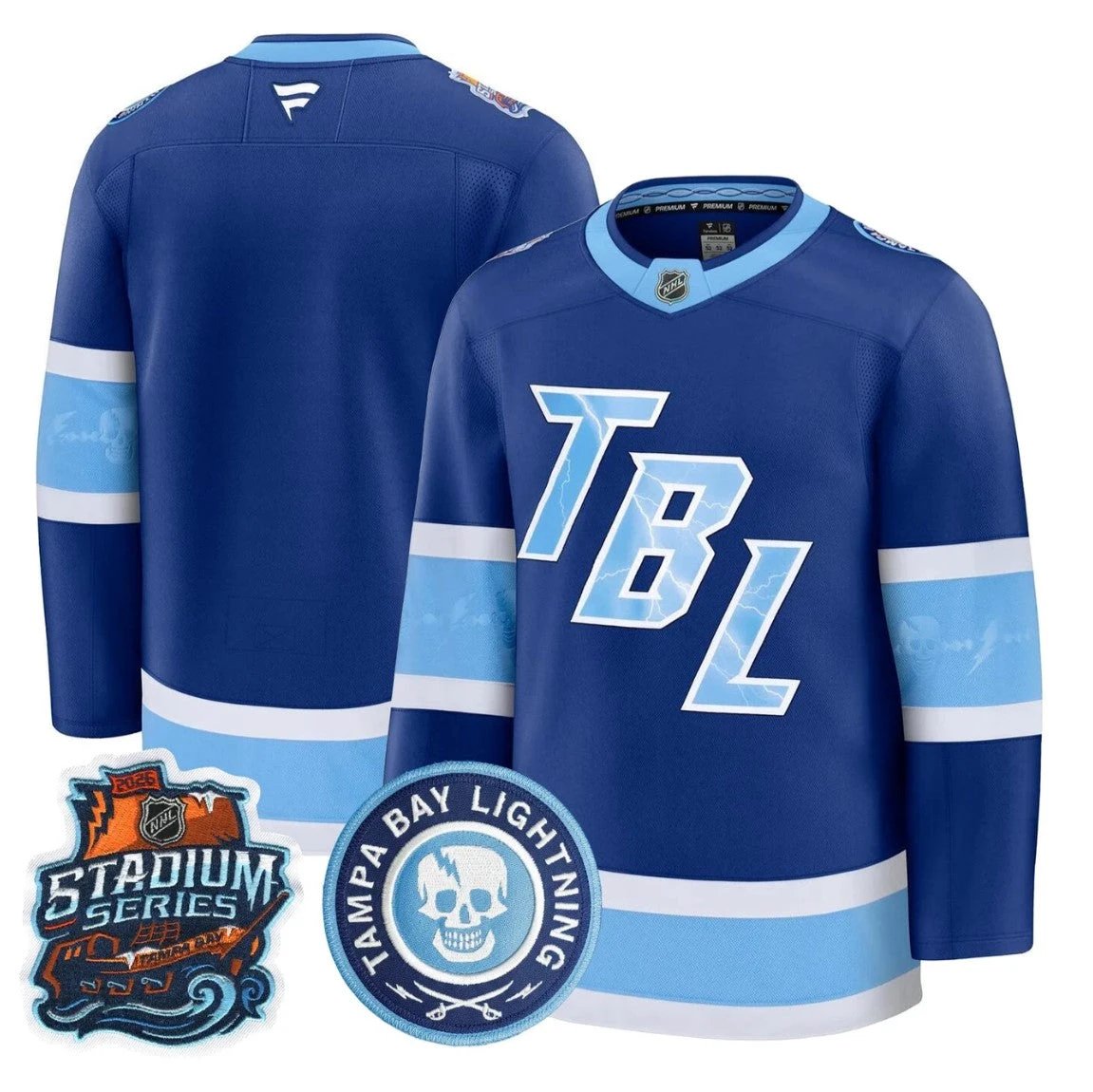Team Jersey Tampa Bay Lightning 2026 Stadium Series Patch Premium Stitched by Hockey David