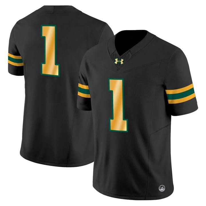 Team Jersey #1 North Dakota State Bison Vapor Limited Stitched Black by My Store NCAA Football Jerseys