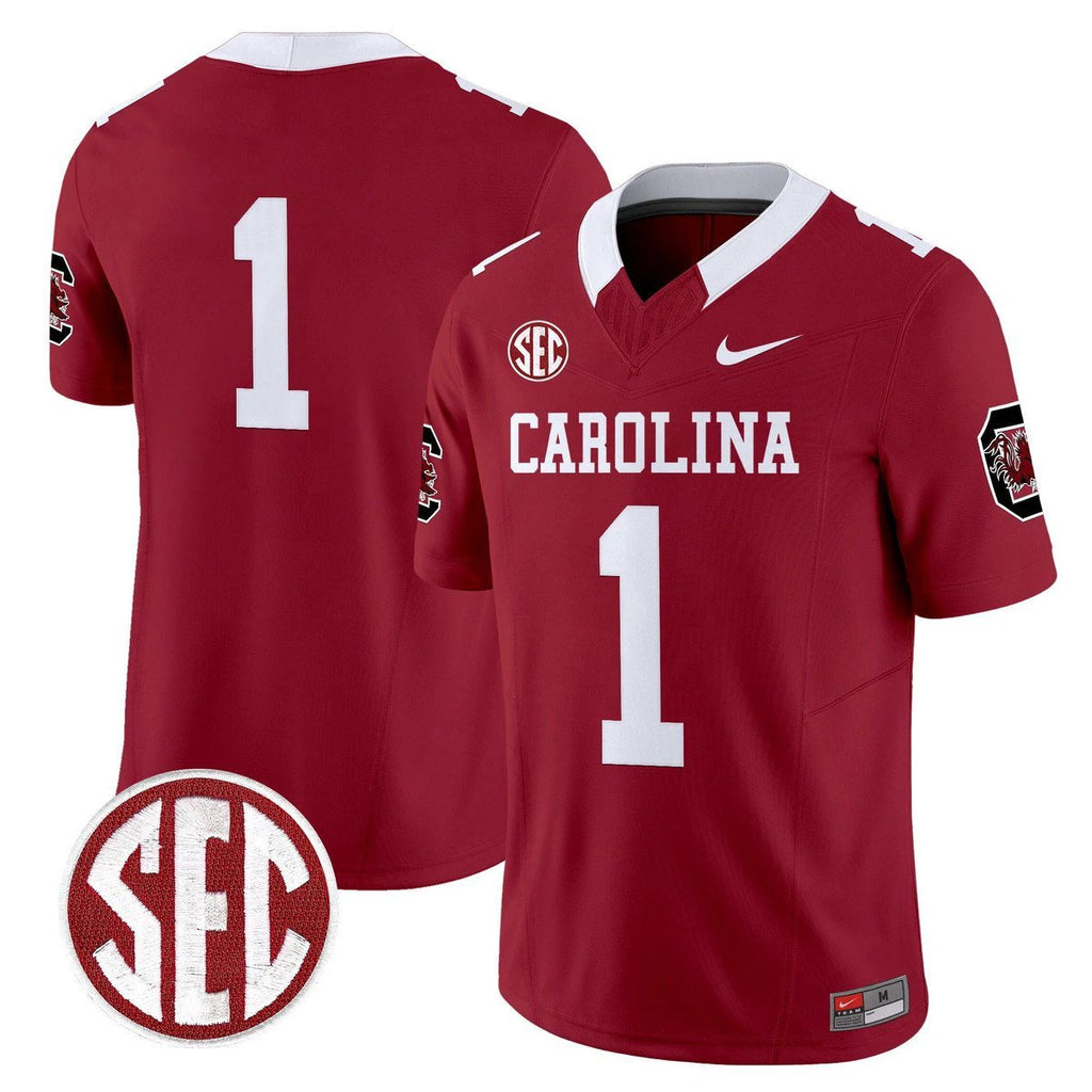 Team Jersey #1 Carolina 1980 Throwback Rebrand 2026 Stitched Garnet by My Store NCAA Football Jerseys