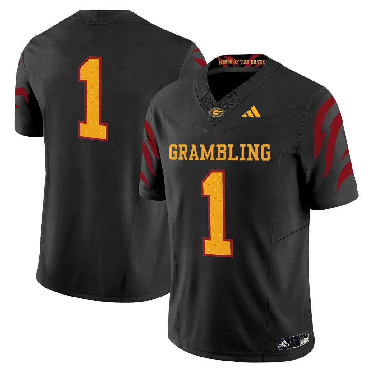 Team Jersey #1 Grambling Tigers 2025 Vapor Limited Stitched Black by My Store NCAA Football Jerseys