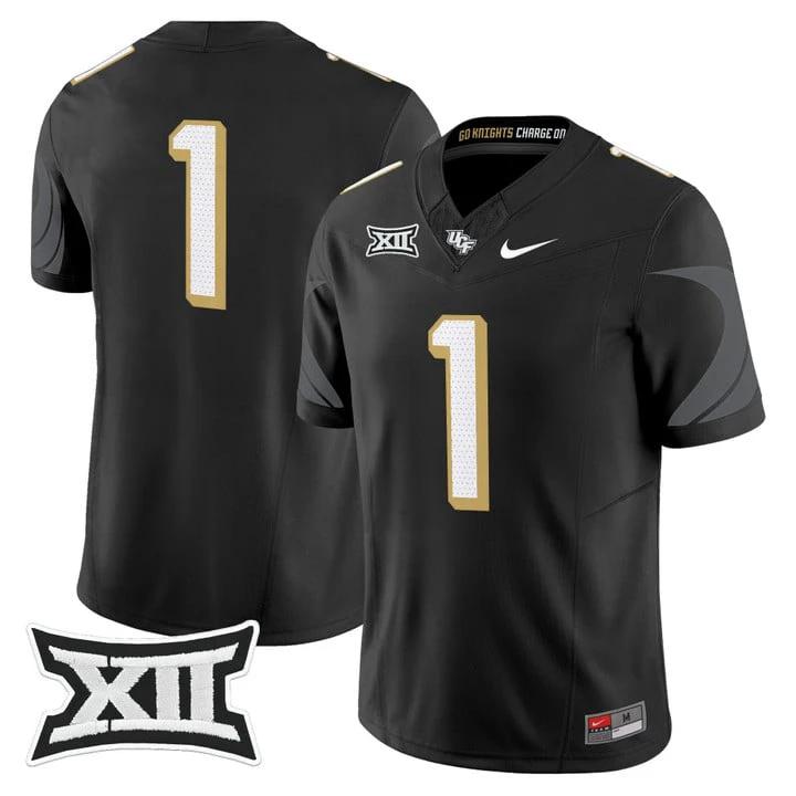 Team Jersey #1 UCF Knights 2025 Vapor Limited Stitched Black by My Store NCAA Football Jerseys