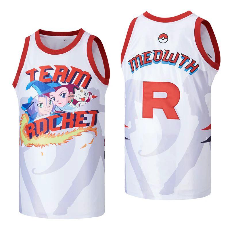 Team Rocket Medwth Movie Basketball Jersey by My store basketball