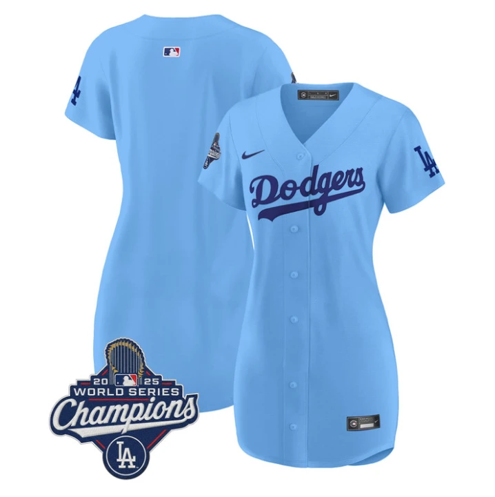 Team Dress Blank Dodgers 2025 World Series Champions Stitched by My Store
