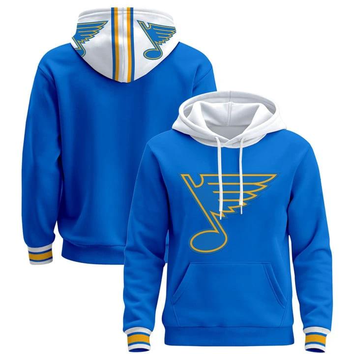 Team Hoodie St. Louis Blues 2025-26 Premium Pullover Stitched by Hoodie Pullover