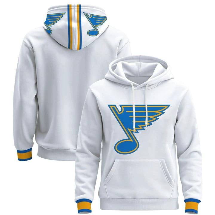 Team Hoodie St. Louis Blues 2025-26 Premium Pullover Stitched by Hoodie Pullover