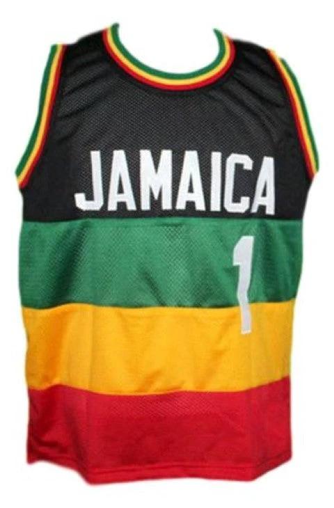 Fly Rasta Jersey #1 Team Jamaica Basketball by My store basketball