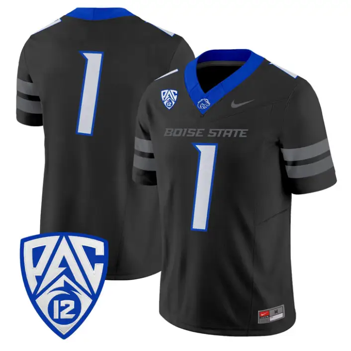 Team Jersey #1 Boise State Broncos 2026 Vapor Limited Stitched by My Store NCAA Football Jerseys