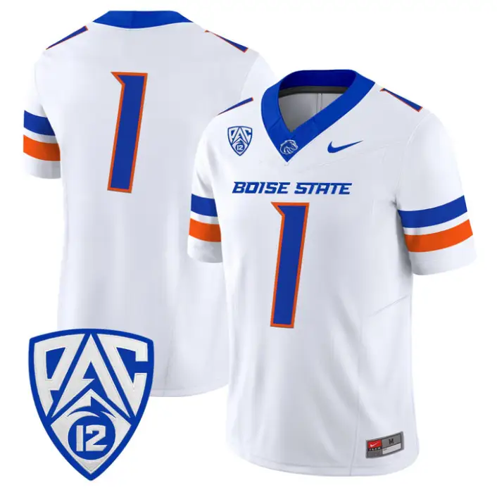 Team Jersey #1 Boise State Broncos 2026 Vapor Limited Stitched by My Store NCAA Football Jerseys