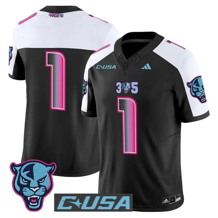 Team Jersey #1 Florida International Panthers 2025 Limited Stitched by My Store NCAA Football Jerseys