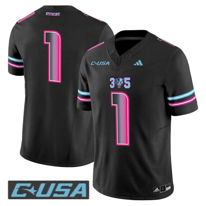 Team Jersey #1 Florida International Panthers 2025 Limited Stitched by My Store NCAA Football Jerseys