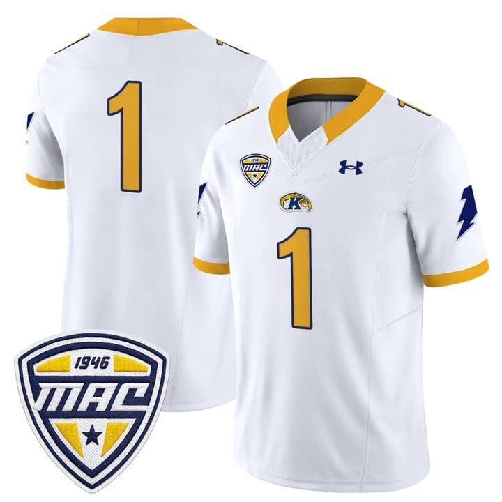 Team Jersey #1 Kent State Golden Flashes 2025 Limited Stitched by My Store NCAA Football Jerseys