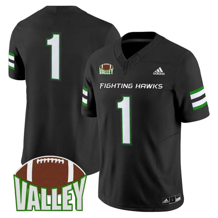 Team Jersey #1 North Dakota Fighting Hawks 2025 Vapor Limited Stitched by My Store NCAA Football Jerseys