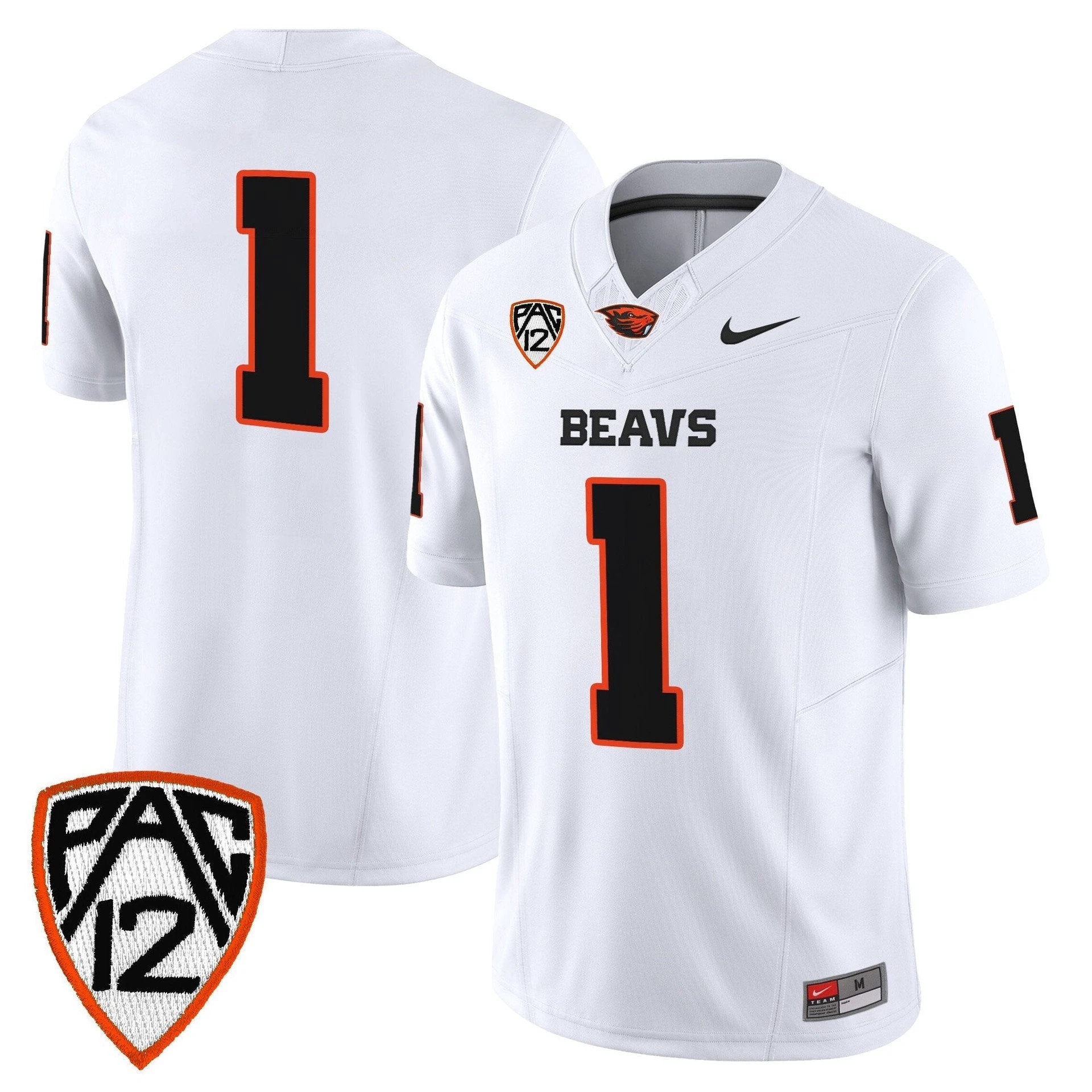 Team Jersey #1 Oregon State Beavers 2025 Limited Stitched Orange Alter by My Store NCAA Football Jerseys