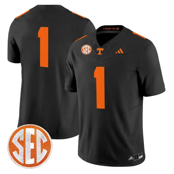 Team Jersey #1 Tennessee Vols 2026 Vapor Limited Stitched by My Store NCAA Football Jerseys
