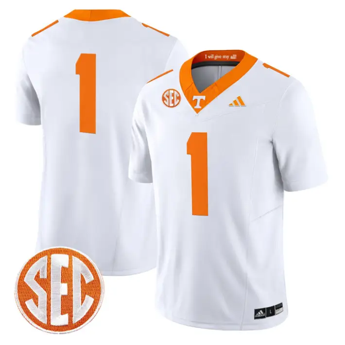 Team Jersey #1 Tennessee Vols 2026 Vapor Limited Stitched by My Store NCAA Football Jerseys