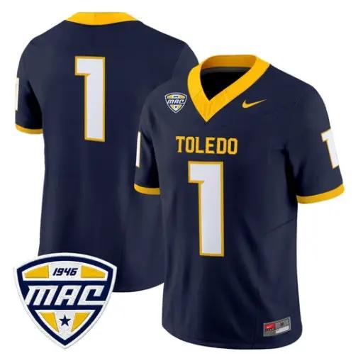 Team Jersey #1 Toledo Rockets 2026 Vapor Limited - All Stitched by My Store NCAA Football Jerseys