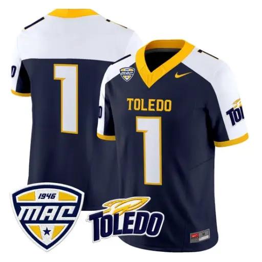 Team Jersey #1 Toledo Rockets 2026 Vapor Limited - All Stitched by My Store NCAA Football Jerseys
