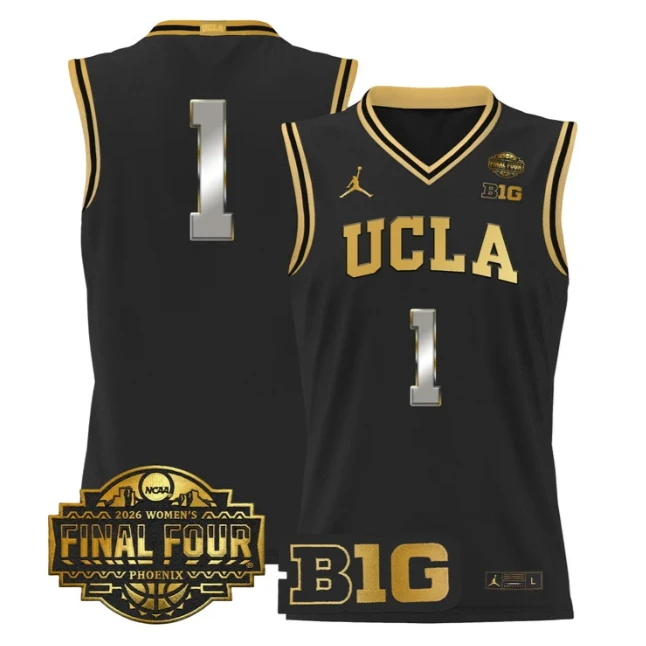 Team Jersey #1 UCLA Bruins 2026 Final Four Patch Basketball Stitched by My store basketball