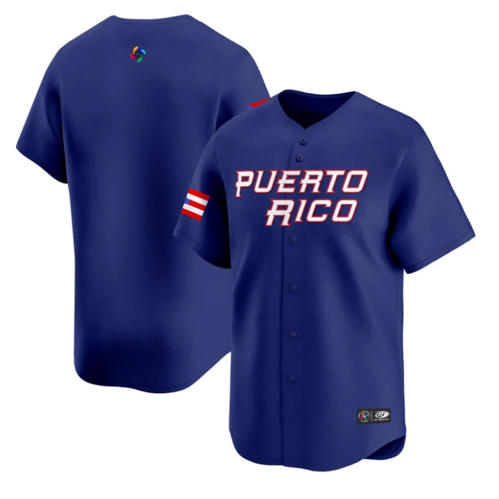 Team Jersey #4 Puerto Rico World Baseball Classic 2026 Roster Stitched by My Store