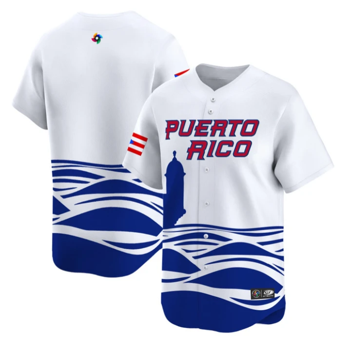 Team Jersey #4 Puerto Rico World Baseball Classic 2026 Roster Stitched by My Store