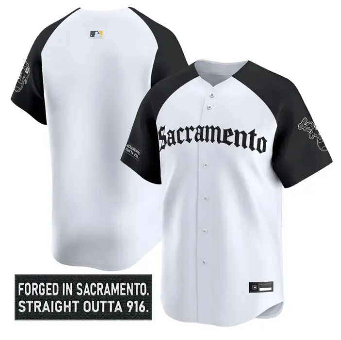 Team Jersey Blank Athletics Sacramento Gothic Edition Stitched by My Store