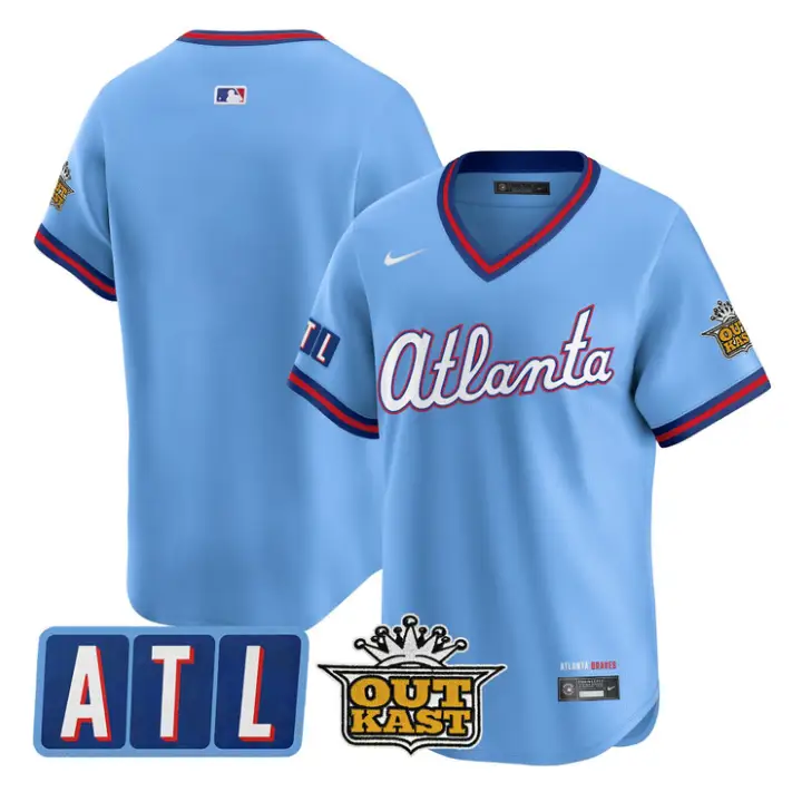 Team Jersey Blank Atlanta Braves 2026 City Connect Outkast Stitched by My Store