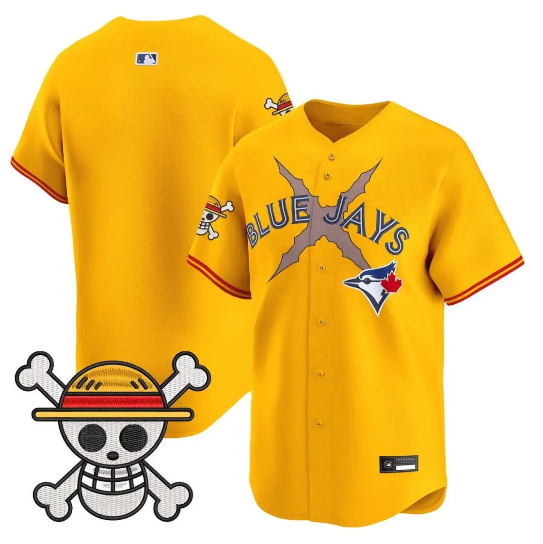 Team Jersey Blank Blue Jays One Piece Premier Limited Stitched by My Store