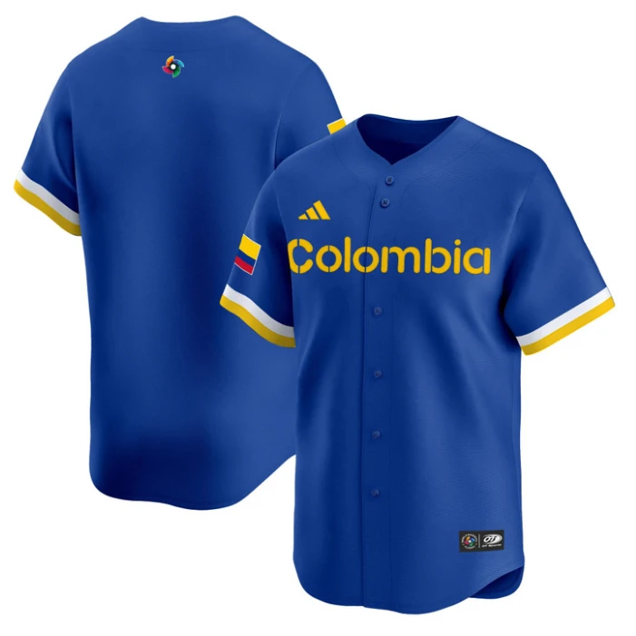 Team Jersey Blank Colombia 2026 World Baseball Classic Vapor Stitched by My Store