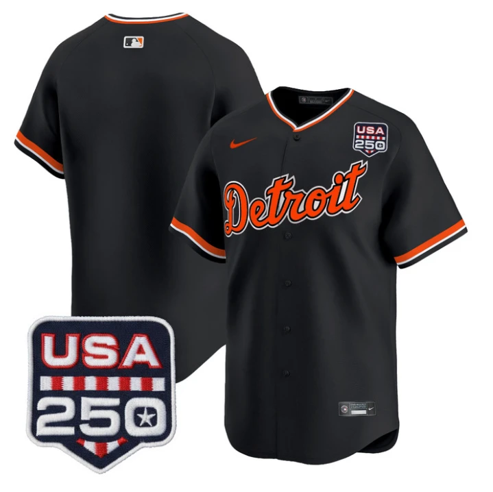 Team Jersey Blank Detroit Tigers 2026 Alternate Vapor Limited Stitched by My Store
