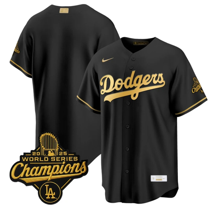 Team Jersey Blank Dodgers Gold Collection Premier Limited Stitched by My Store