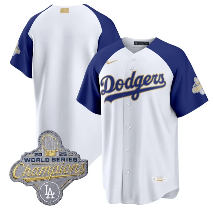 Team Jersey Blank Dodgers Gold Collection Premier Limited Stitched by My Store