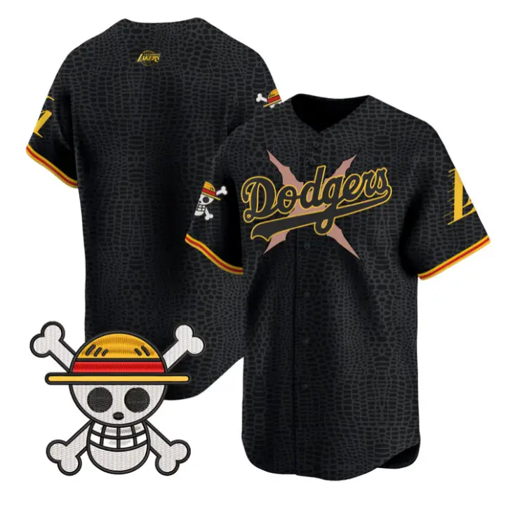 Team Jersey Blank Dodgers One Piece Mamba Premier Stitched by My Store