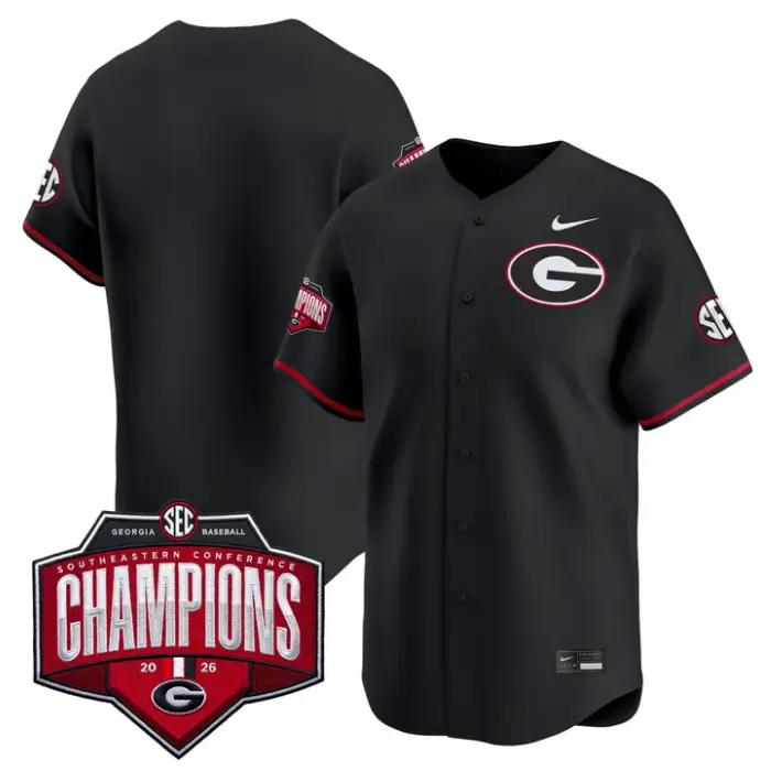 Team Jersey Blank Georgia Bulldogs Southeastern Champions 2026 Stitched by My Store
