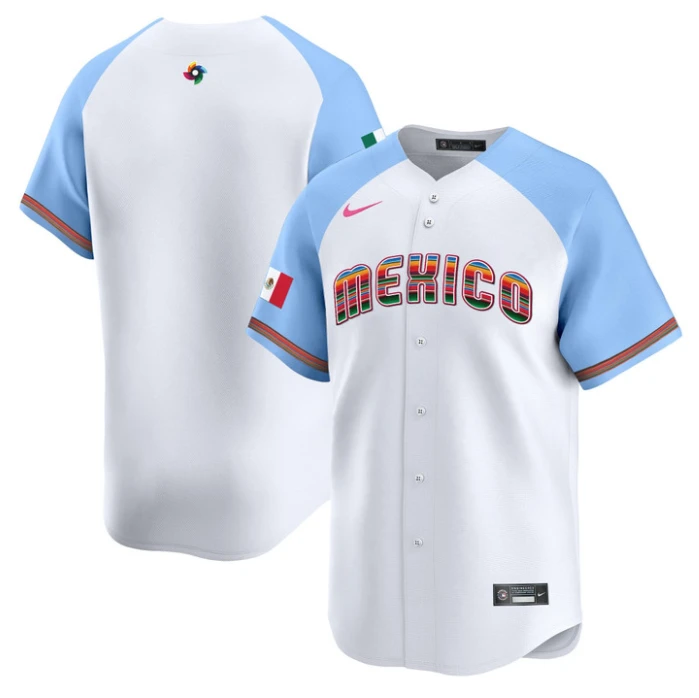 Team Jersey Blank Mexico 2026 World Baseball Serape Edition Stitched by My Store