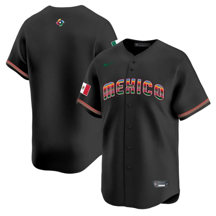 Team Jersey Blank Mexico 2026 World Baseball Serape Edition Stitched by My Store