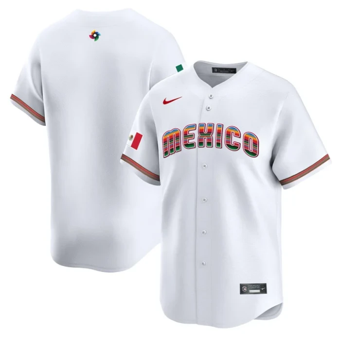 Team Jersey Blank Mexico 2026 World Baseball Serape Edition Stitched by My Store