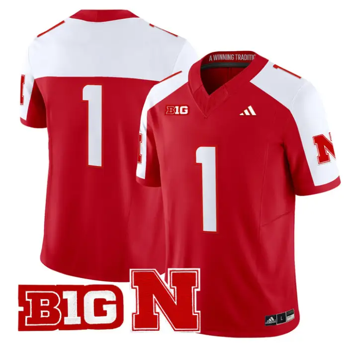 Team Jersey Blank Nebraska Cornhuskers 2026 Vapor Limited Stitched by My Store NCAA Football Jerseys