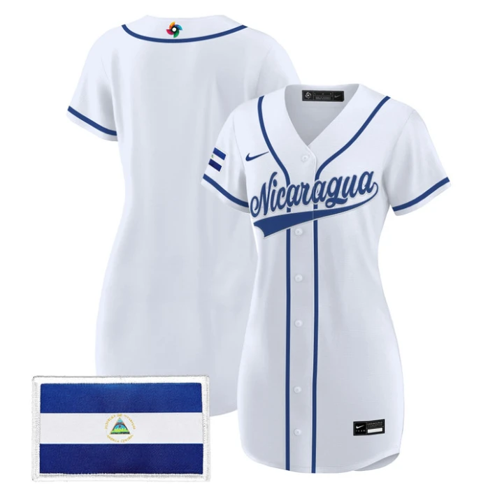 Team Jersey Blank Nicaragua 2026 World Baseball Dress Stitched by My Store