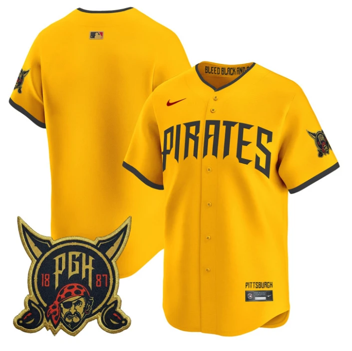Team Jersey Blank Pittsburgh Pirates 2026 City Connect Stitched by My Store