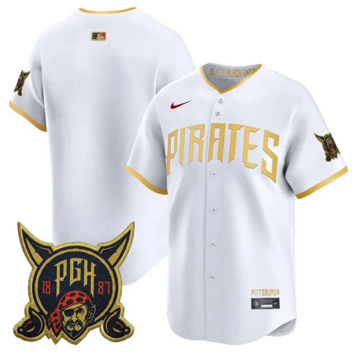Team Jersey Blank Pittsburgh Pirates 2026 City Connect Stitched by My Store
