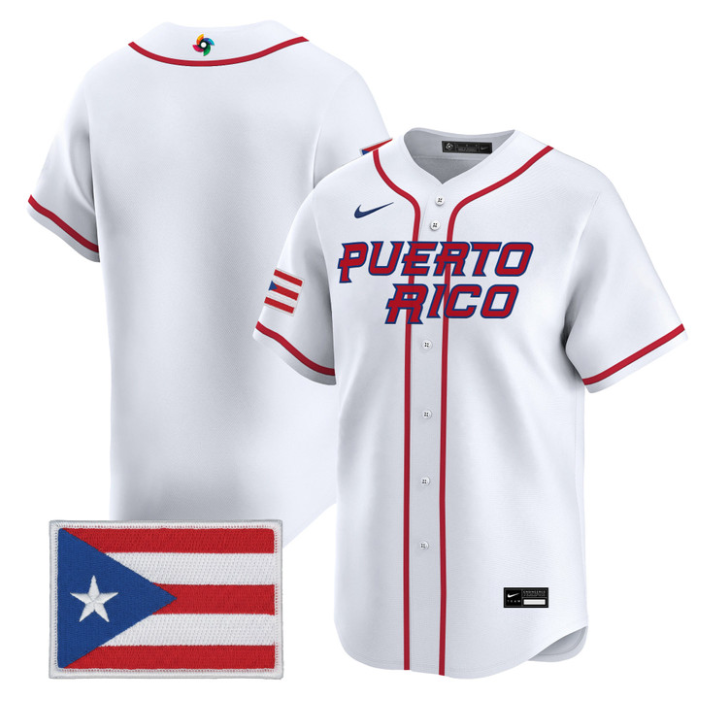 Team Jersey Blank Puerto Rico World Baseball Classic 2026 Stitched by My Store