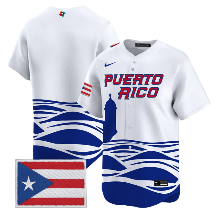 Team Jersey Blank Puerto Rico World Baseball Classic 2026 Stitched by My Store