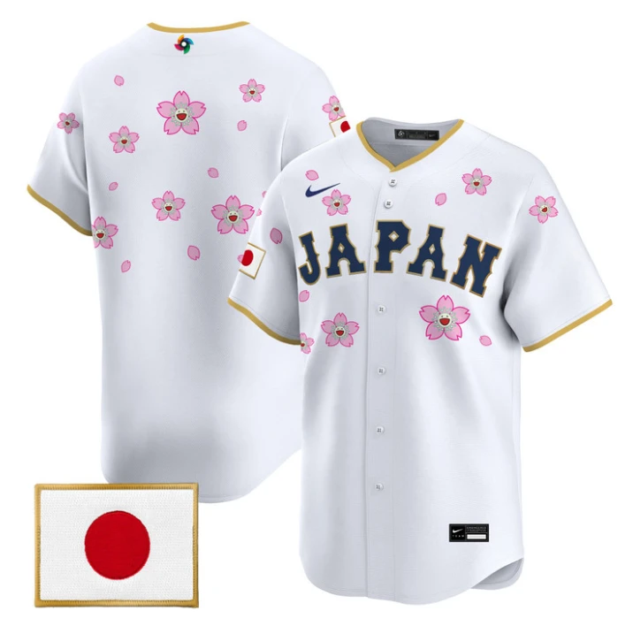 Team Jersey Blank Team Japan World Baseball 2026 Takashi Murakami Stitched by My Store