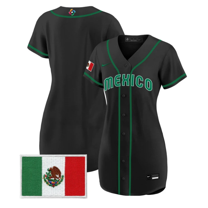 Team Jersey Blank Team Mexico 2026 World Baseball Dress Stitched by My Store
