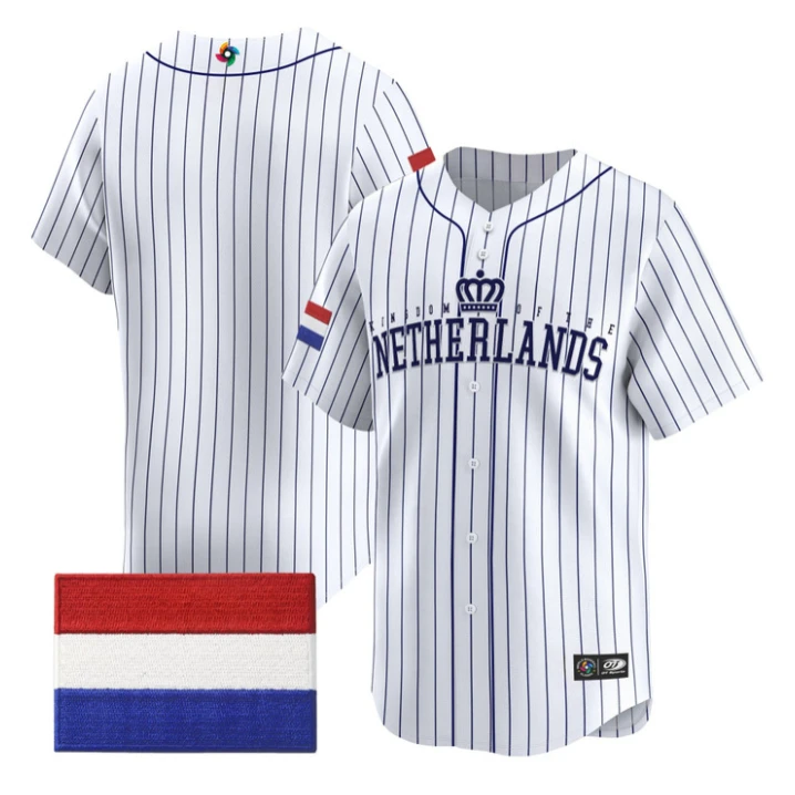 Team Jersey Blank Team Netherlands 2026 World Baseball Classic Stitched by My Store